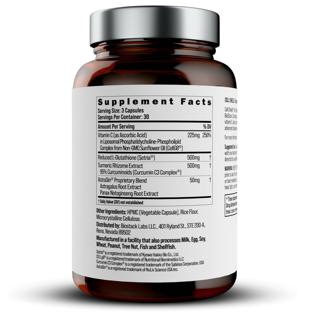 Close-up of Setria liposomal glutathione with 500mg reduced glutathione