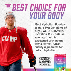 BIOSTEEL Rainbow Twist Hydration Mix 315 GR – label with ingredients