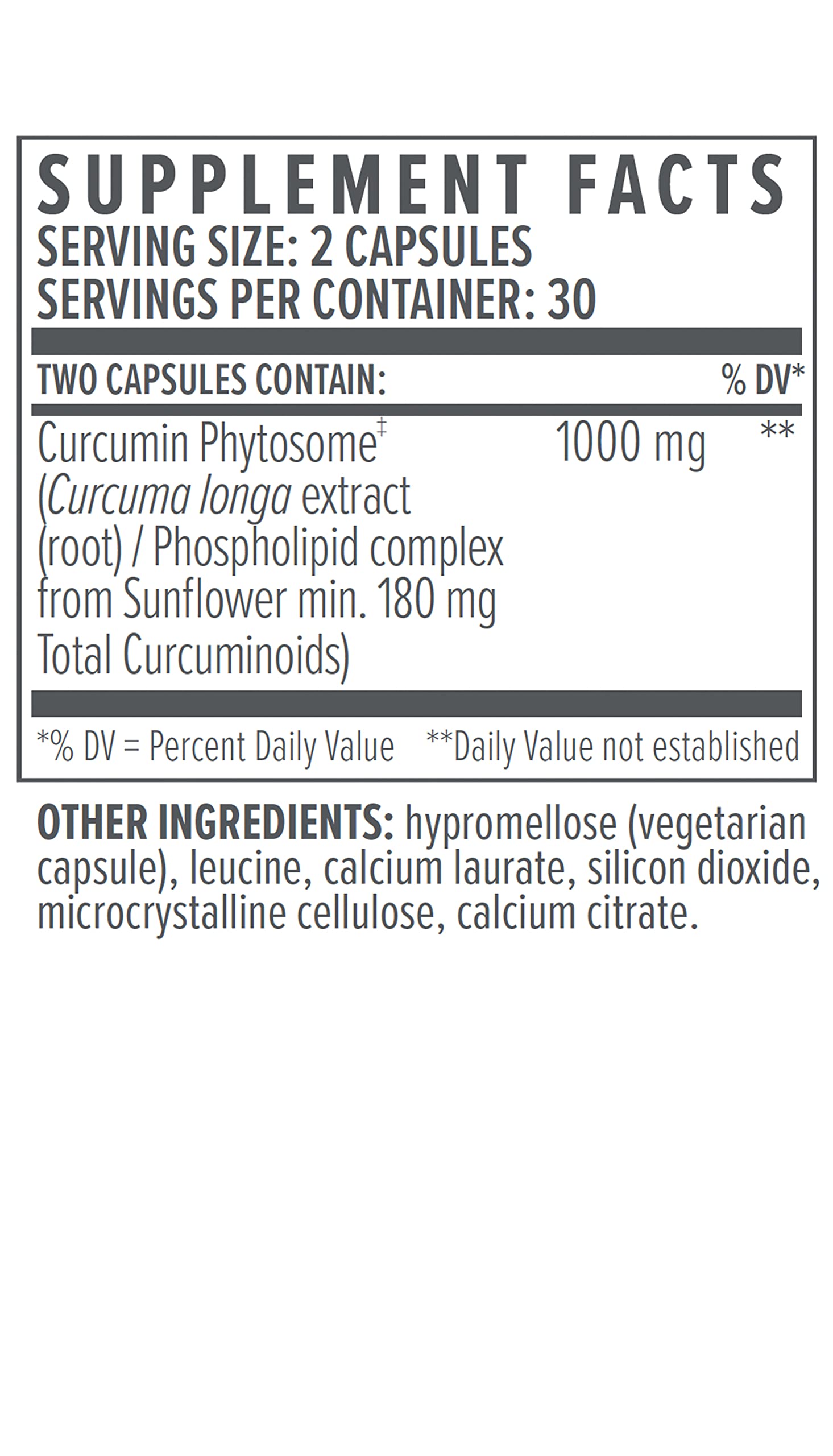 Allergen information showing Soy Free, Dairy Free, Gluten Free