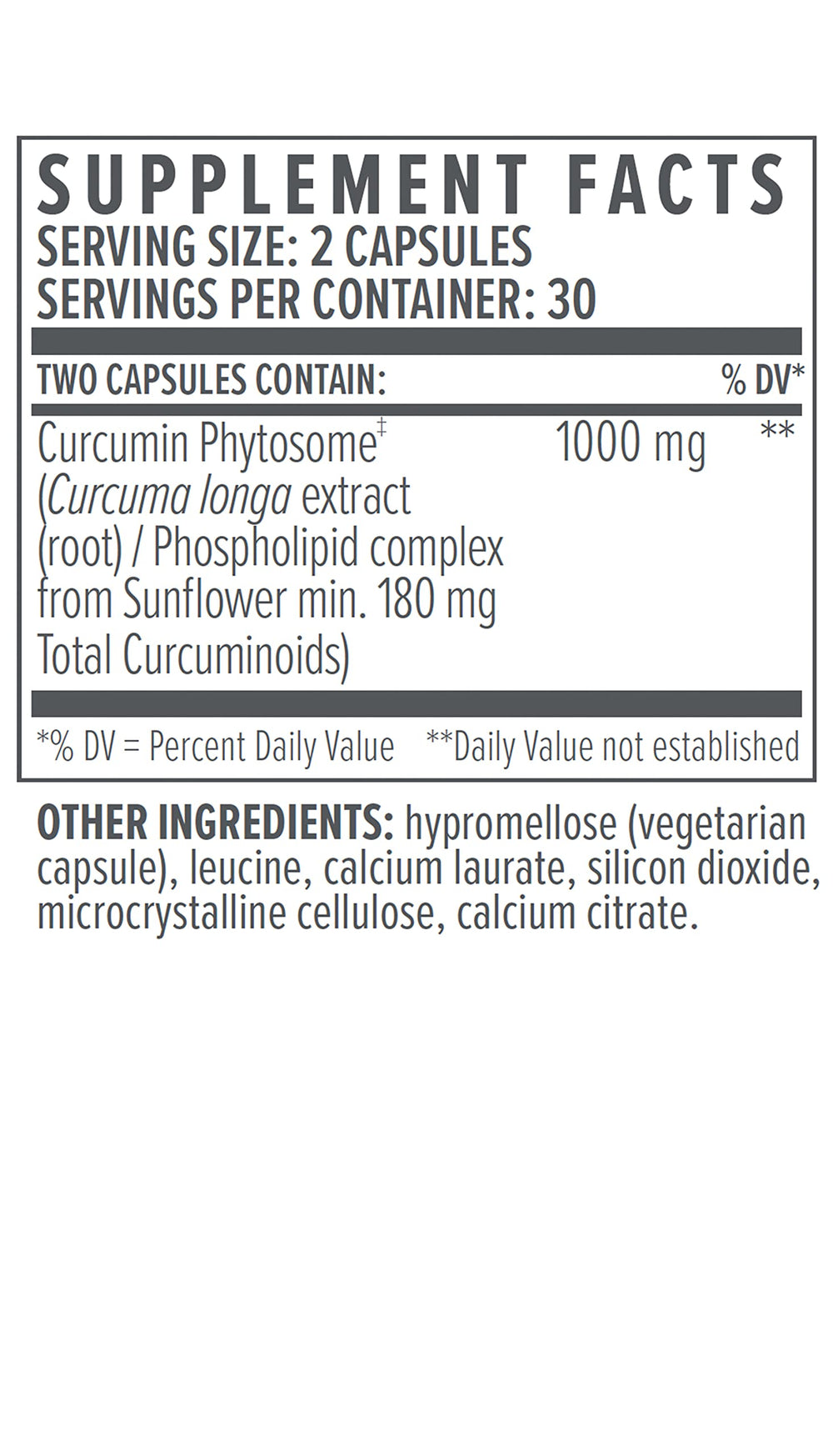 Allergen information showing Soy Free, Dairy Free, Gluten Free