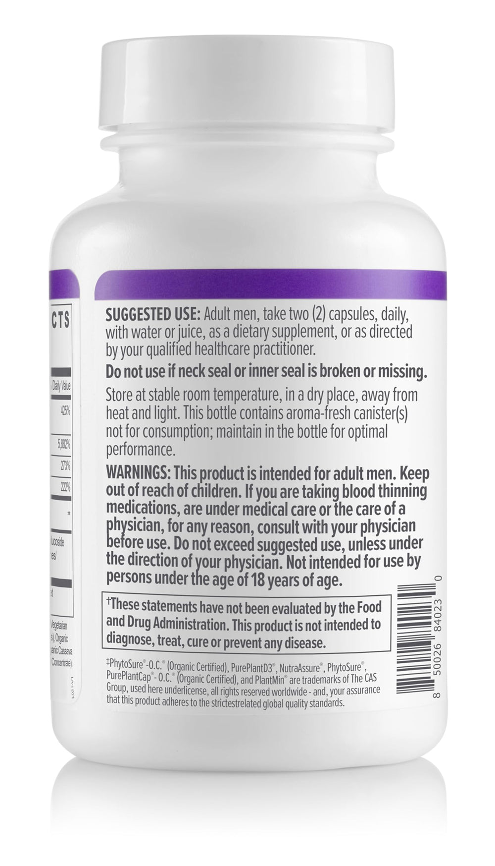 HIS-T ingredient blend infographic