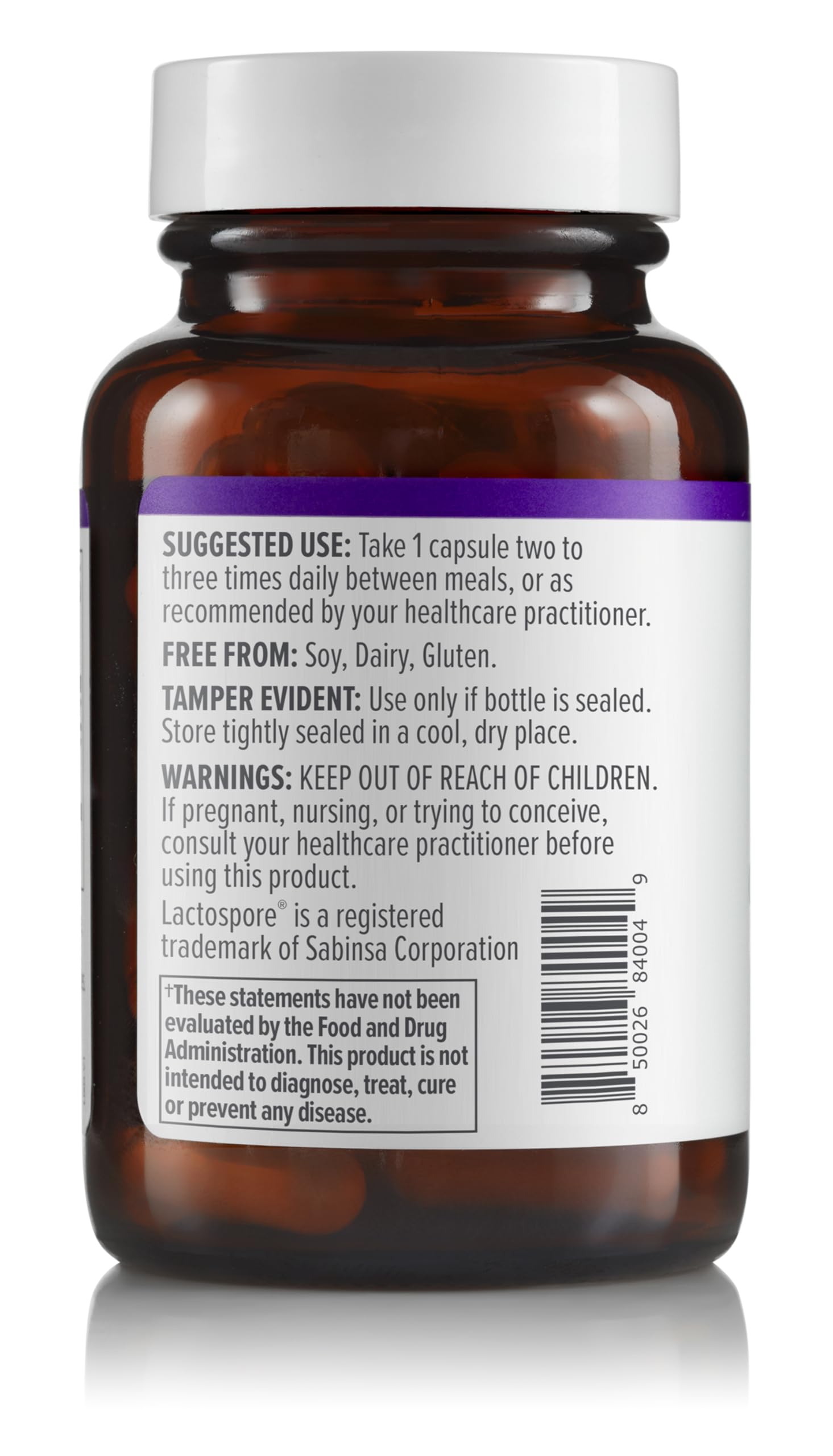 Close-up of Bacillus Coagulans capsules