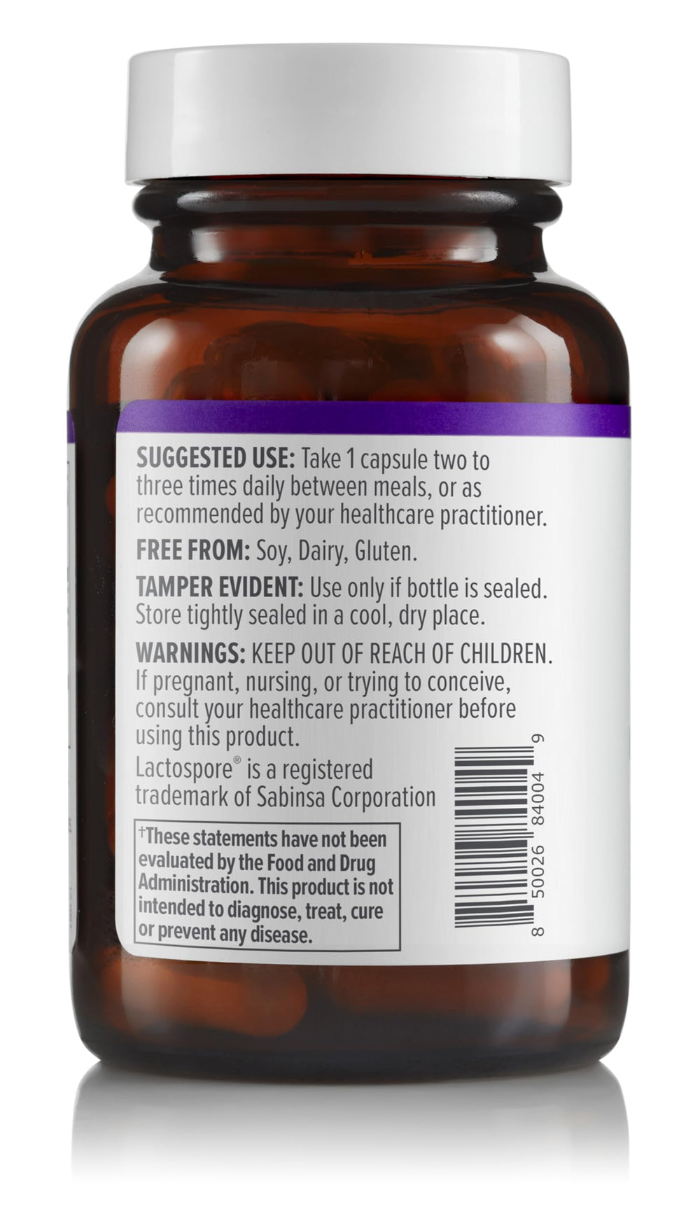 Close-up of Bacillus Coagulans capsules