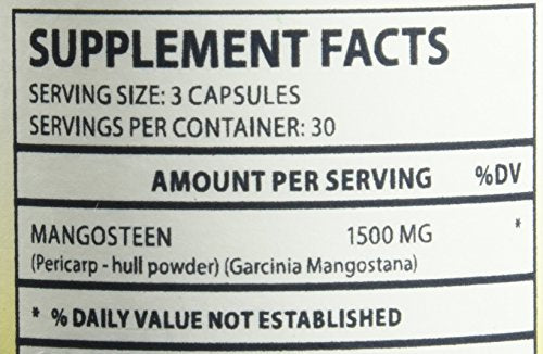 Made in USA flag symbol for Mangosteen capsules