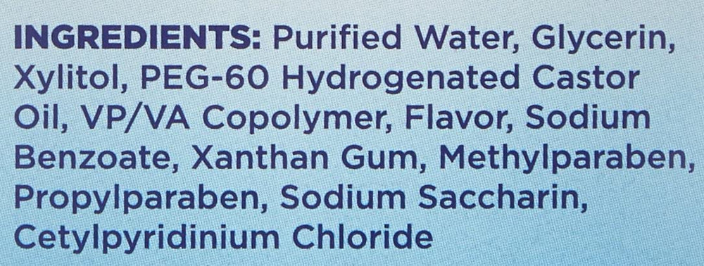 Open spray bottle demonstrating application for dry mouth relief with mint flavor