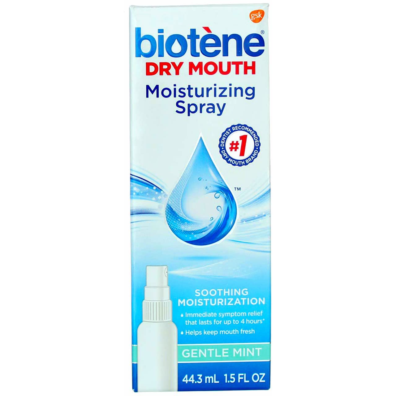 Biotene Gentle Mint Mouth Spray Pack 2 Bottle 1 - 1.5 oz