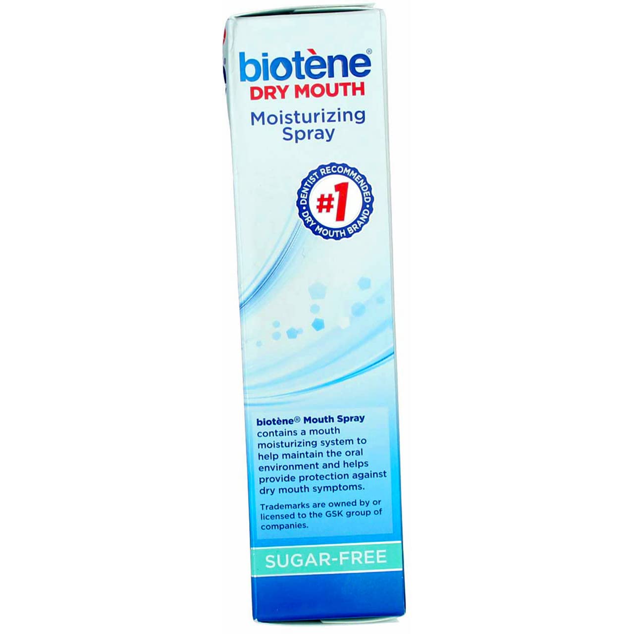 Biotene Mouth Spray application being used