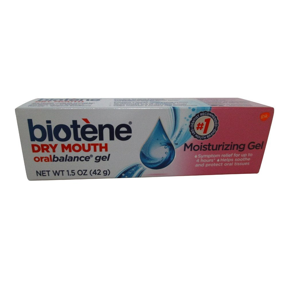 Biotene OralBalance Moisturizing Gel – Alcohol-Free, Flavor-Free Dry Mouth Gel, 1.5 oz