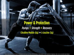 Biotest Surge Berry scoop and powder close-up for precise dosing and mixability