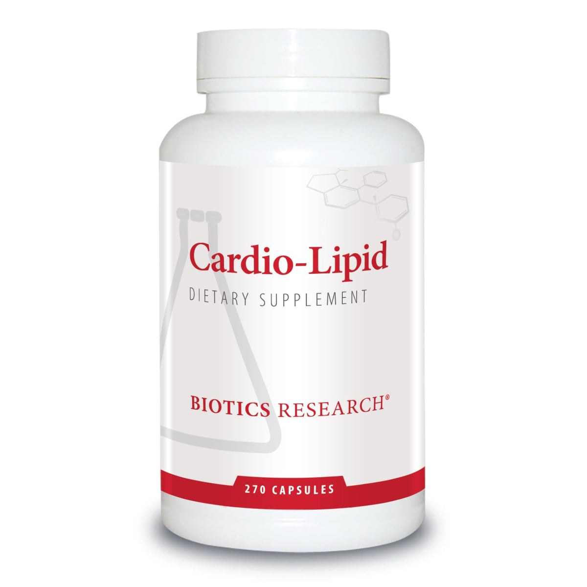 Biotics Cardio-Lipid bottle and label