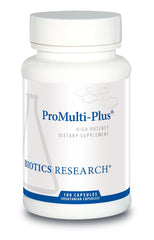 Biotics Pro Multi Plus Daily Complete Multivitamin for Men bottle and capsules
