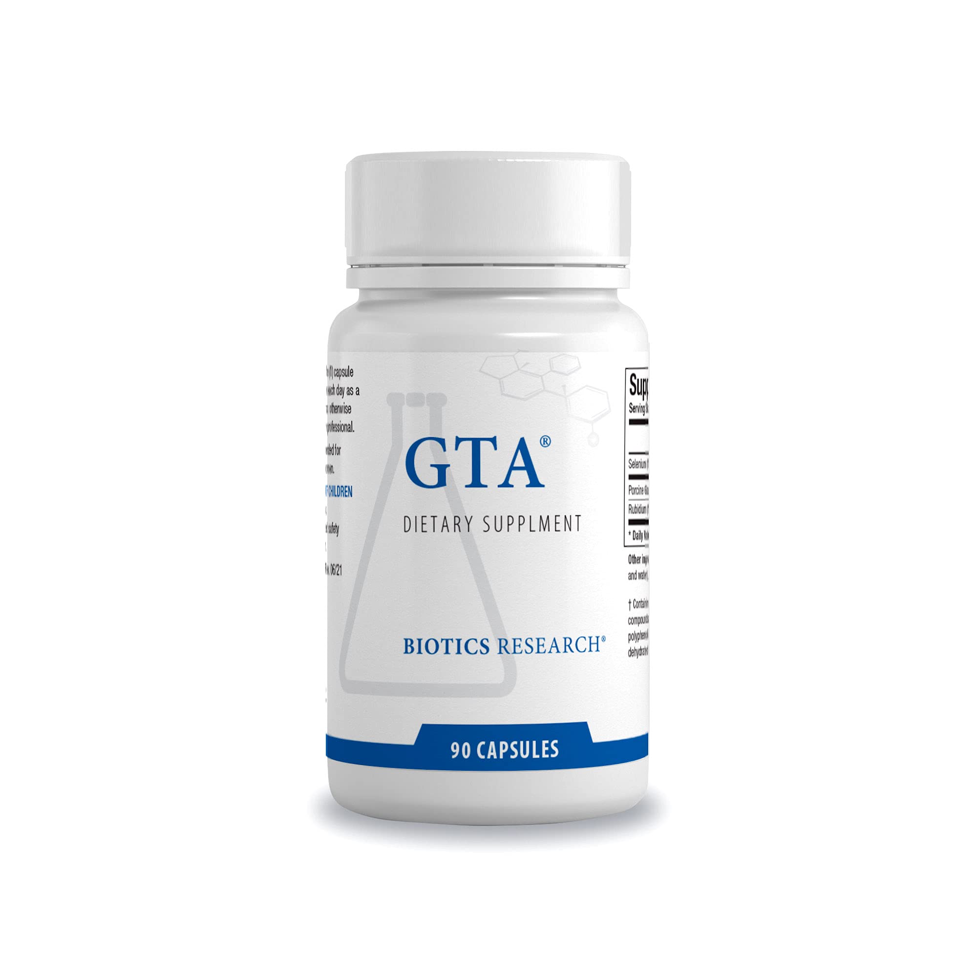 Biotics Research GTA bottle with 90 capsules