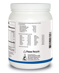 Biotics Whey Protein Isolate Unflavored flavor packaging with 20g protein