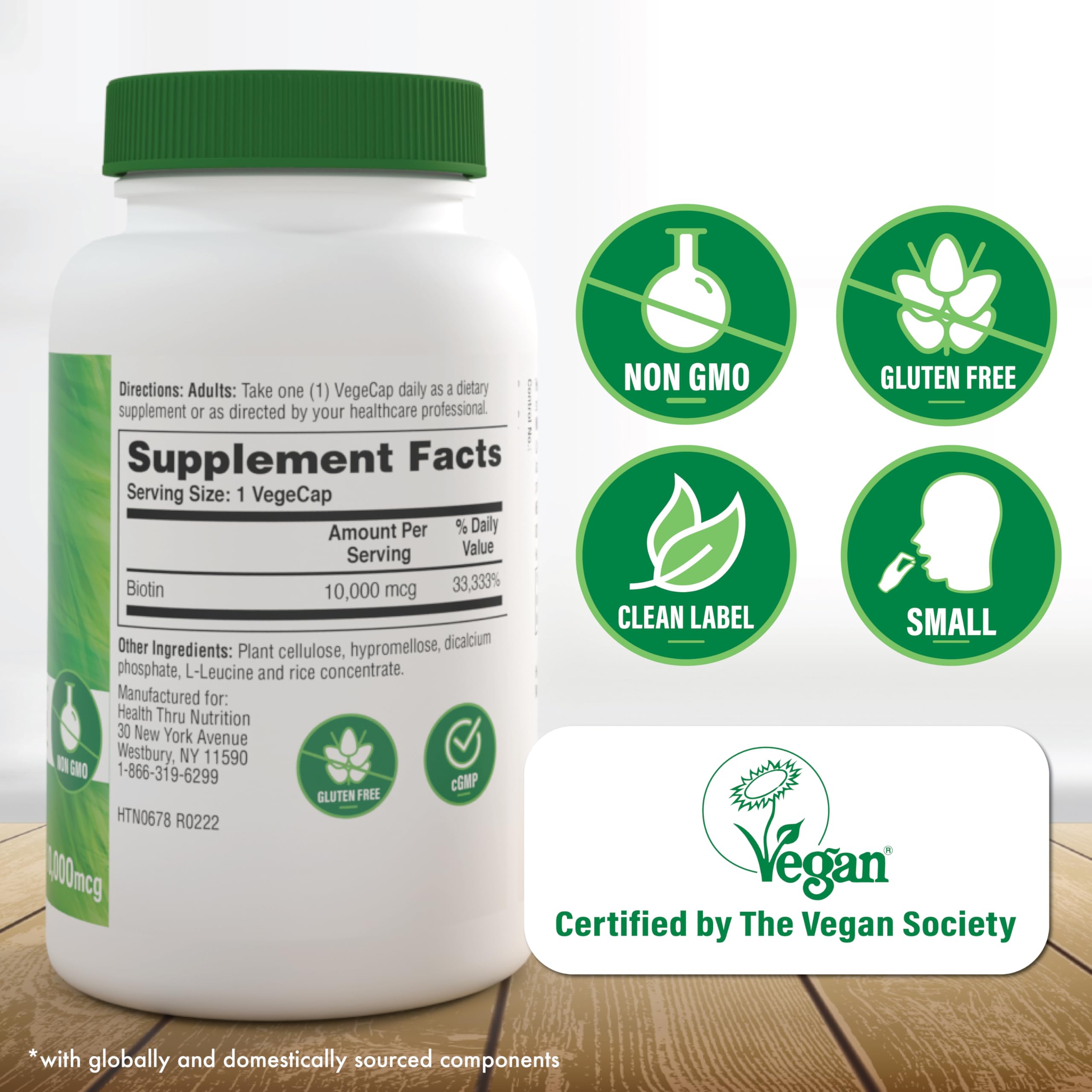 Healthy hair, skin and nails illustration