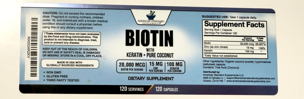 Veggie capsule bottle with product label