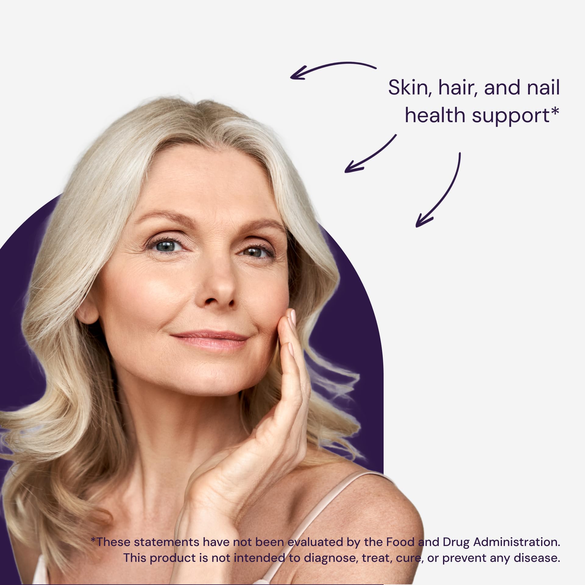 Biotin 10,000 mcg bottle with 360 veggie caps