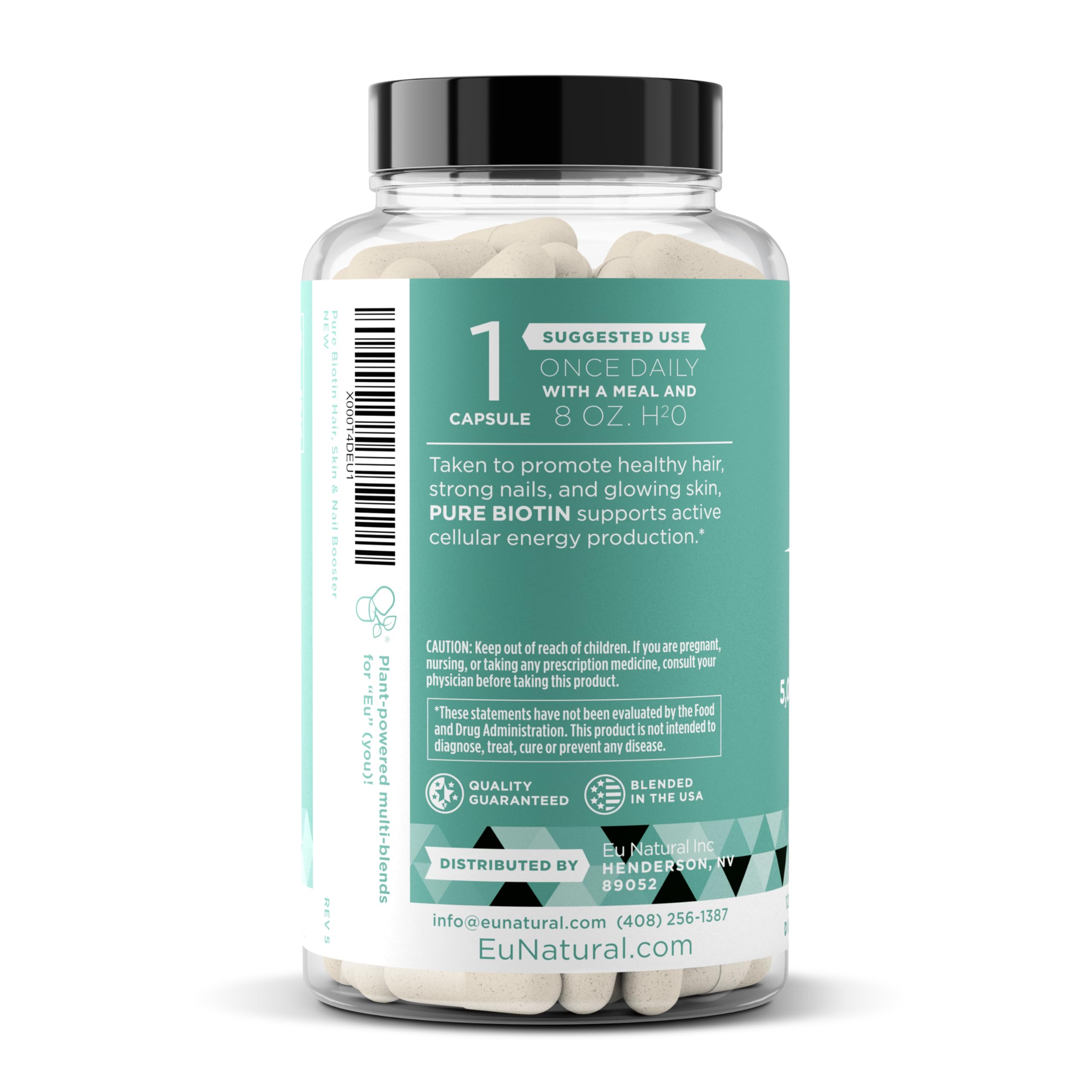 Concept image showing healthy hair and nails with Biotin