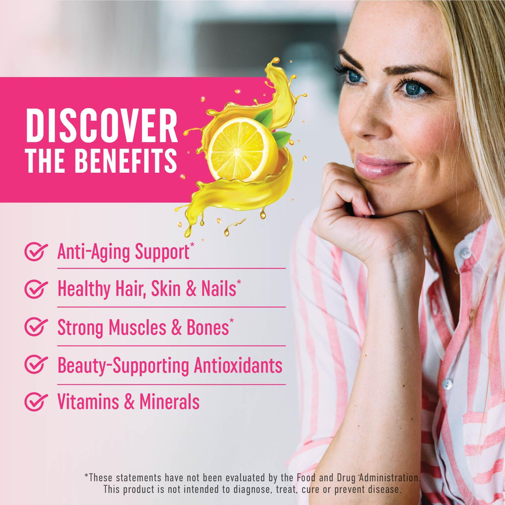 Biotin and collagen gummies for women