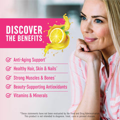 Biotin and collagen gummies for women