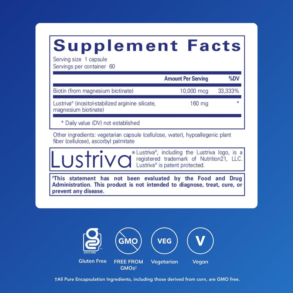 Biotin Complex label showing product name