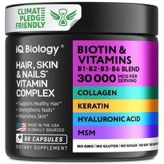 Biotin 30000 mcg hair growth capsules