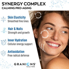 Biotin with hyaluronic acid and vitamin C supplement ingredients