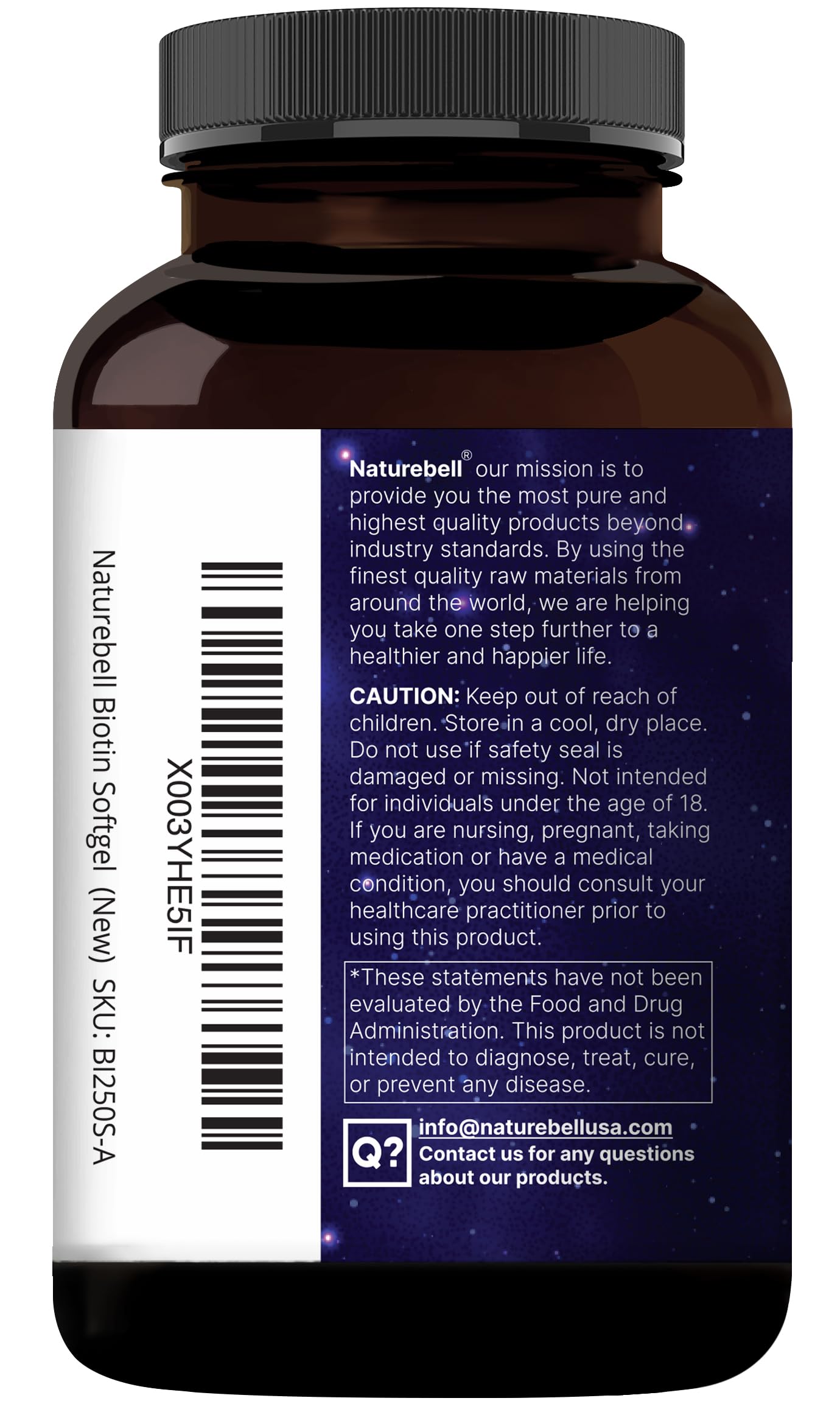 Third-party lab test seal and product purity indicators on packaging
