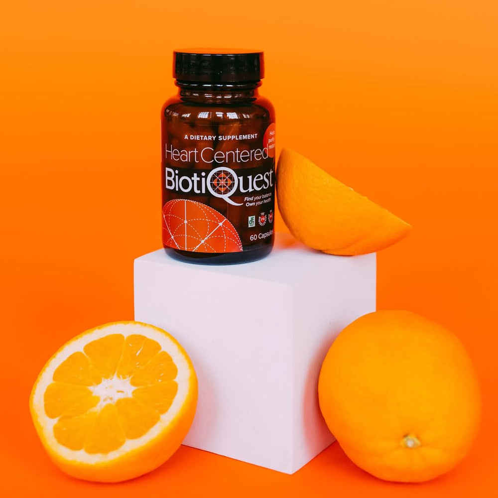 Illustration showing gut health balance and heart wellness