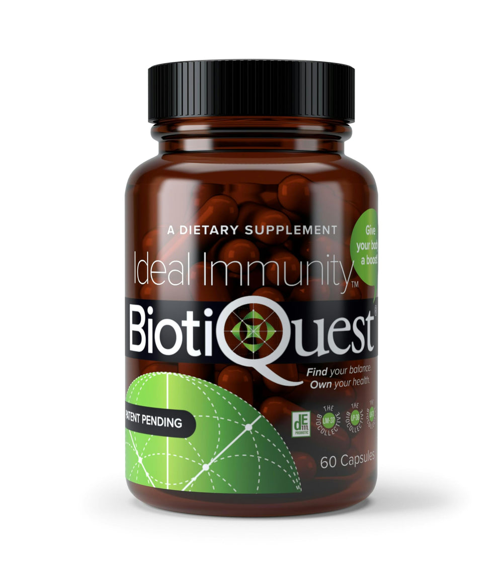 BiotiQuest Ideal Immunity Probiotics bottle with 60 capsules