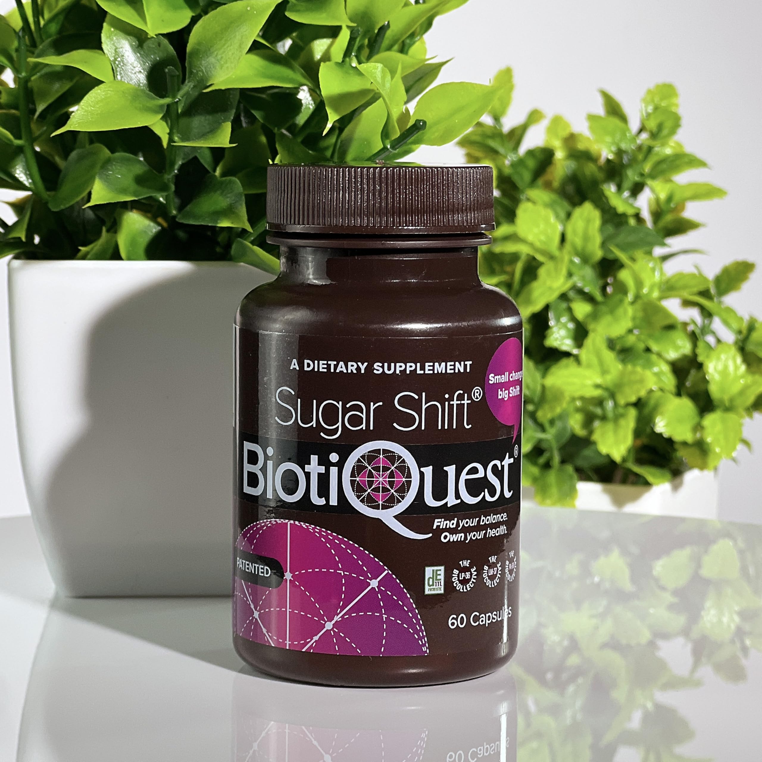 BiotiQuest Sugar Shift bottle on white background