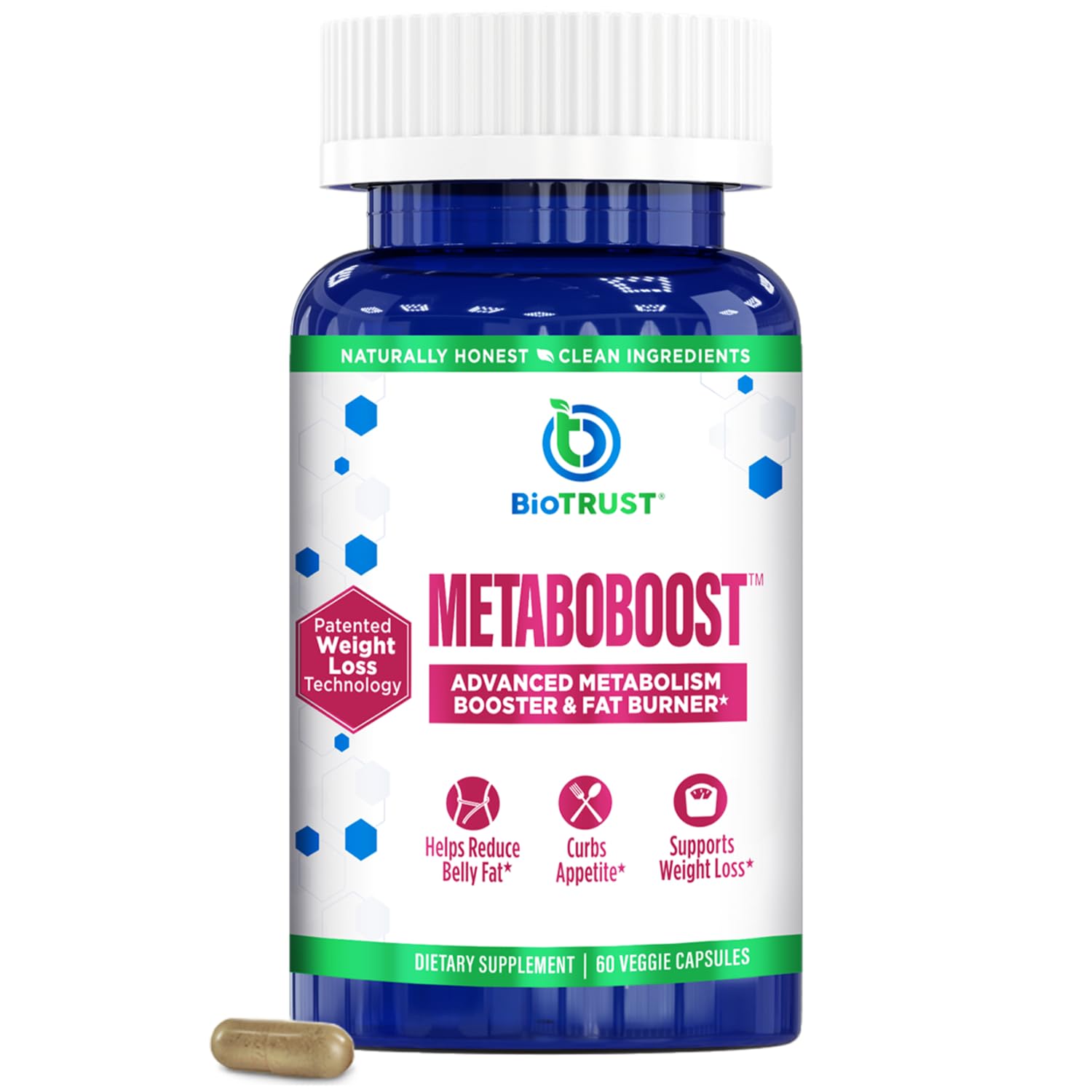 BioTrust MetaboBoost bottle label