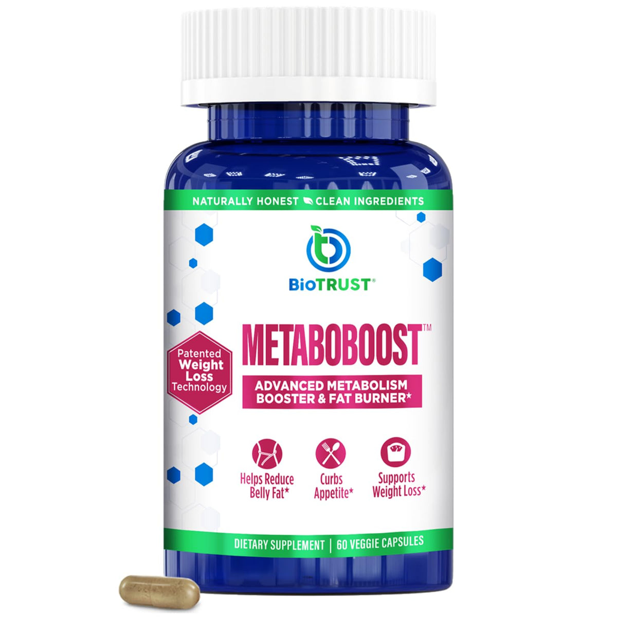 BioTrust MetaboBoost bottle label