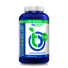 BioTrust OmegaKrill bottle and capsules