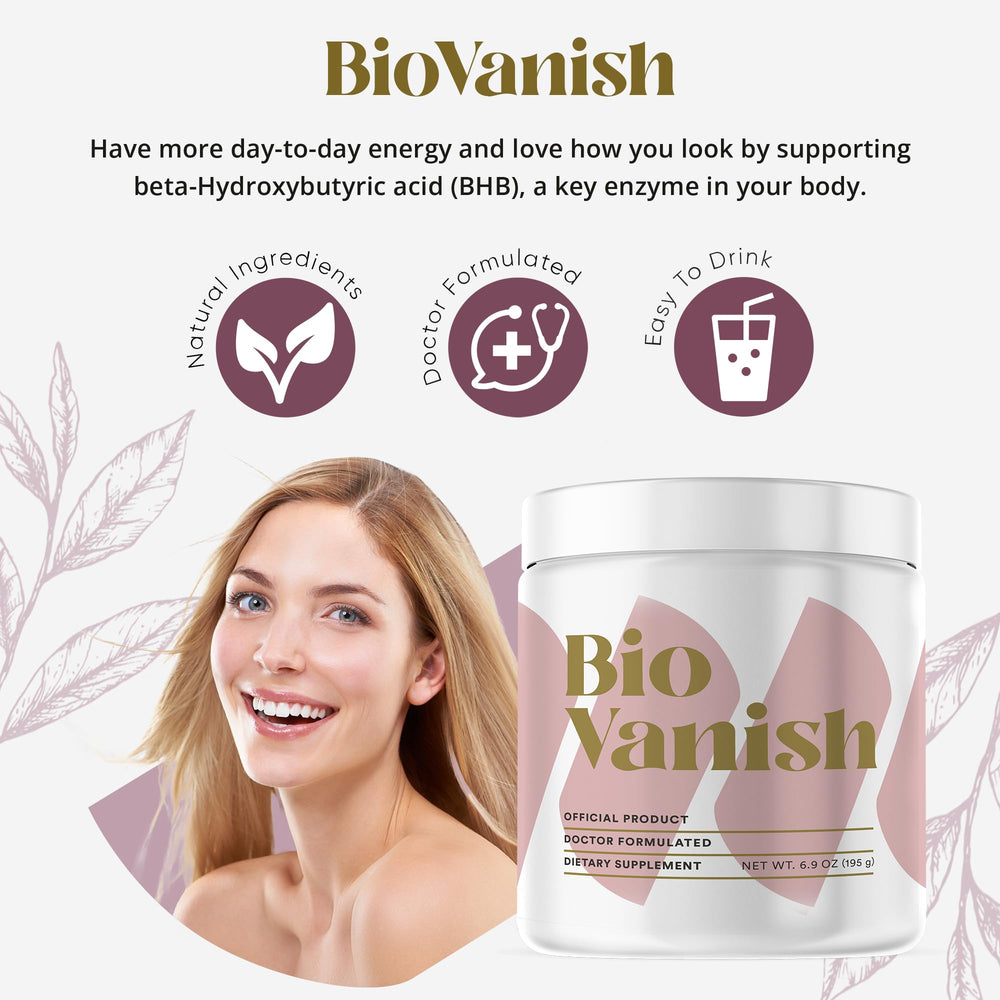 Close up of BioVanish ingredients on label