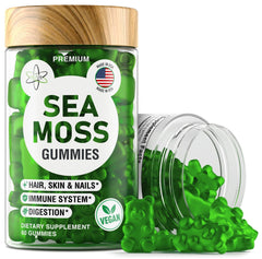 BioVit Sea Moss Gummies bottle with 60 vegan gummies