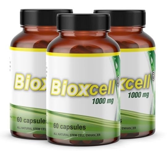 Label of Bioxcell Stem Cell Enhancer showing ingredients