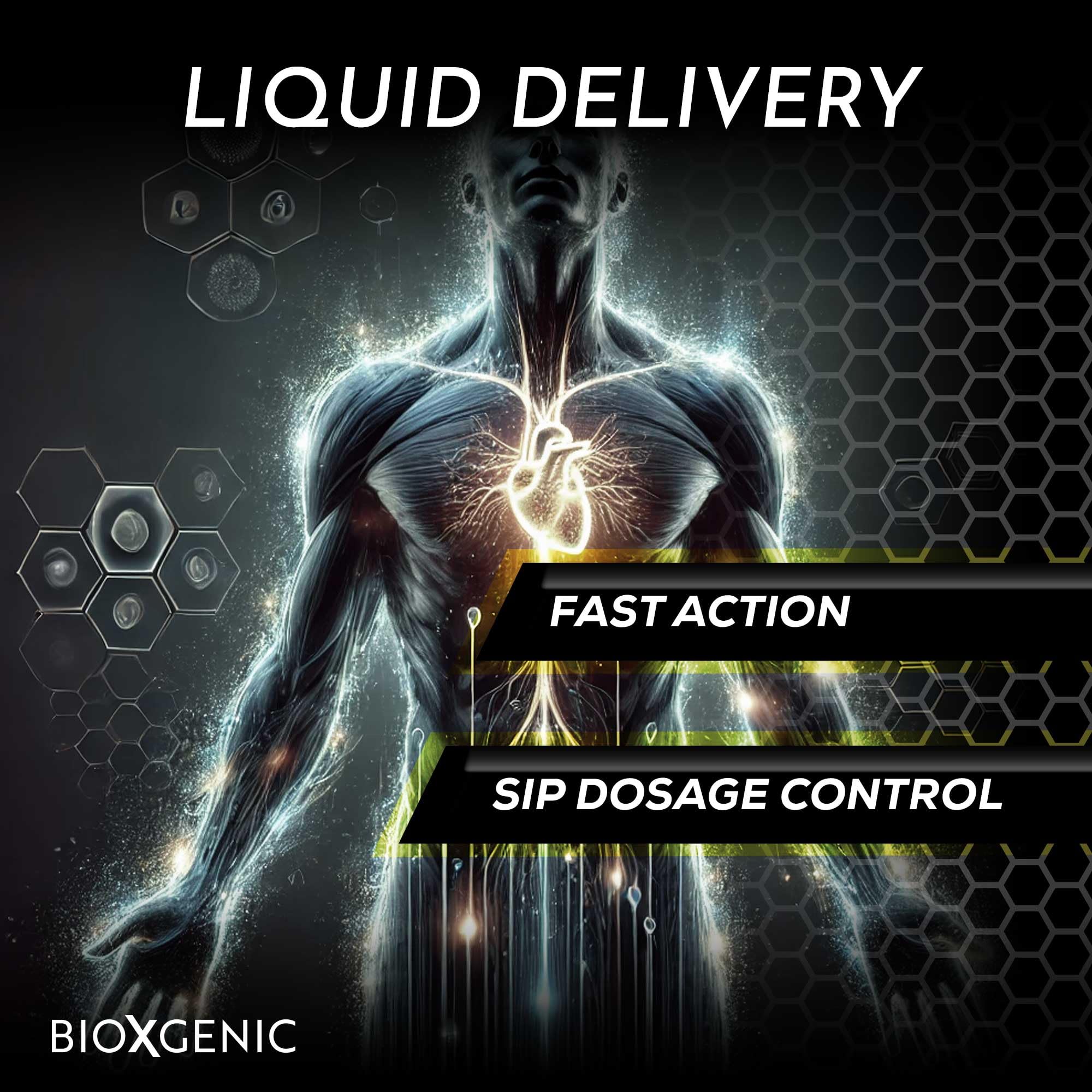 Portable on-the-go BIOHARD bottle beside a mobile phone