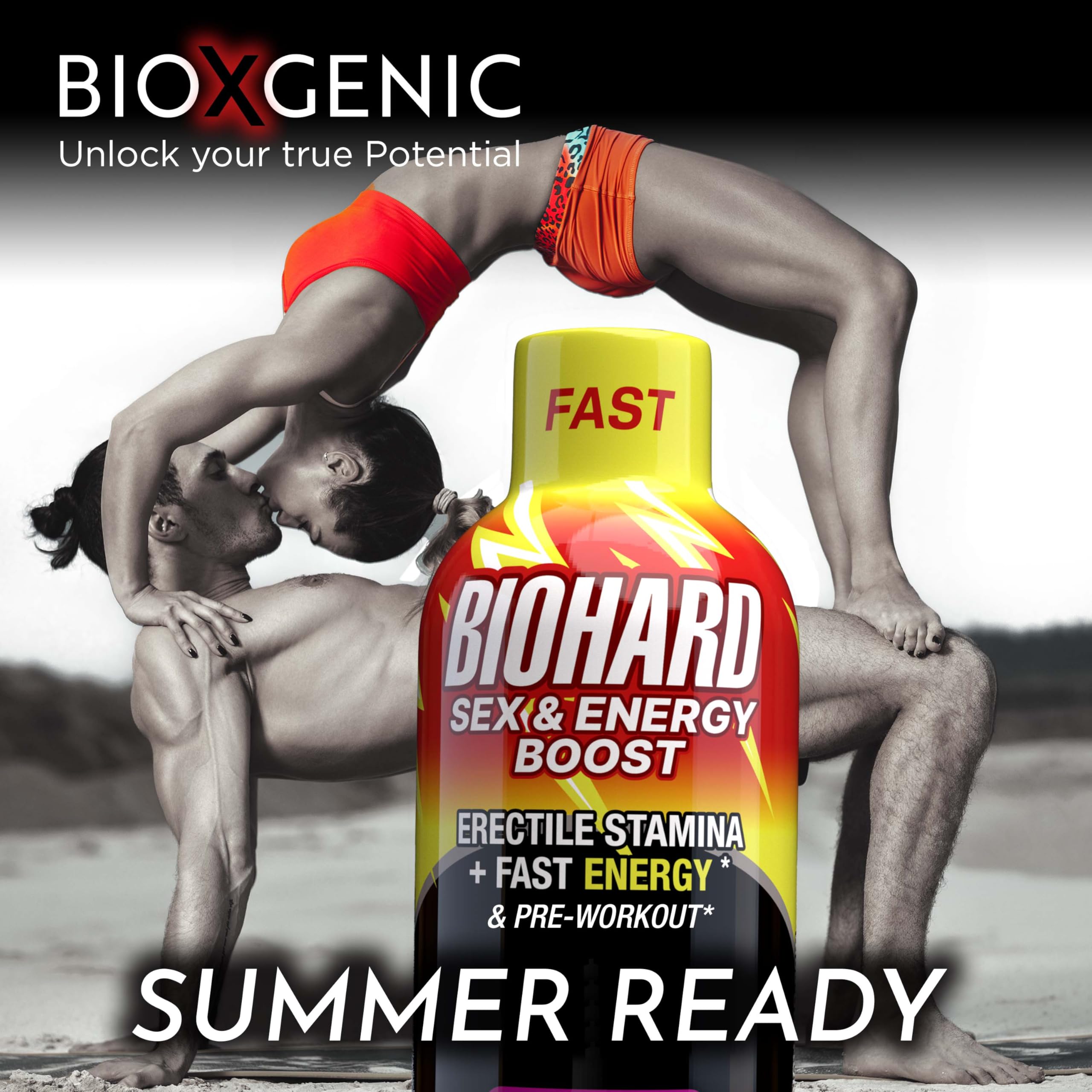 Bioxgenic BIOHARD label close up emphasizing premium formulation.