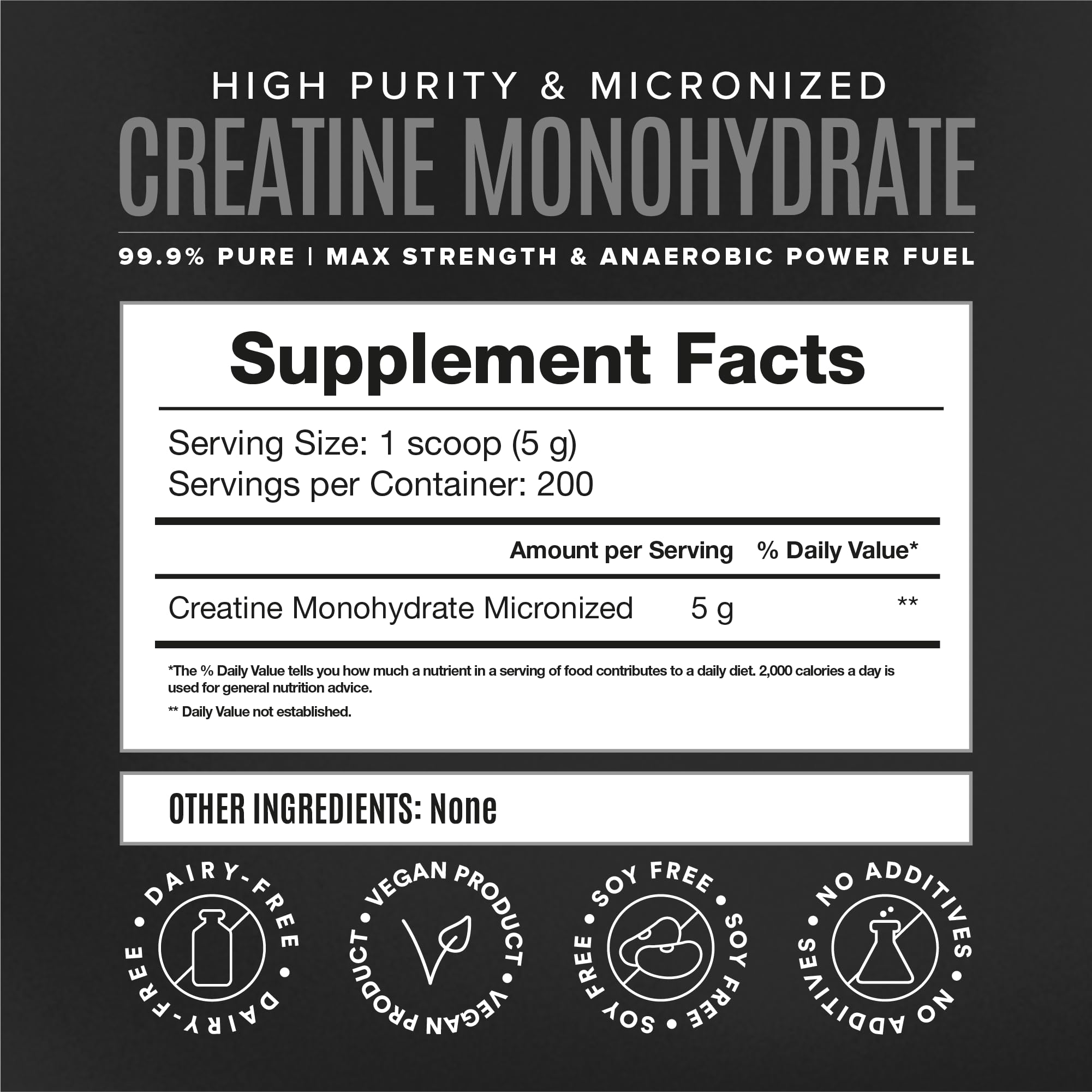 Unflavored creatine powder being added to a shaker