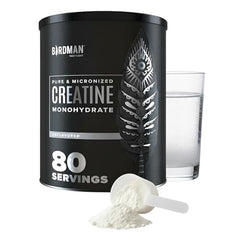 BIRDMAN Micronized Creatine Monohydrate Powder container front view