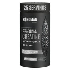 BIRDMAN Micronized Creatine Monohydrate Capsules bottle - hero image