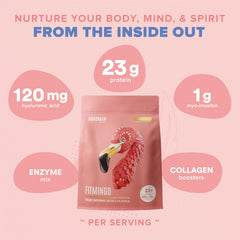 BIRDMAN Fitmingo ingredient detail with hyaluronic acid focus for skin hydration