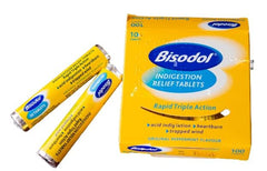 Bisodol Indigestion Relief Tablets 100 back view