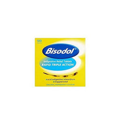Bisodol Indigestion Relief Tablets 100 front view