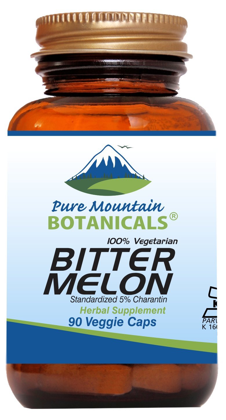 Bottle of Pure Mountain Botanicals Bitter Melon Capsules