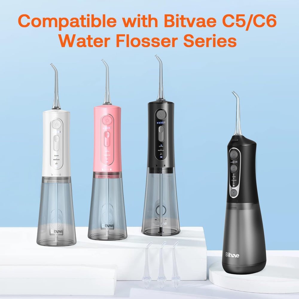 Bitvae C5 Water Flosser bundle in black with accessories