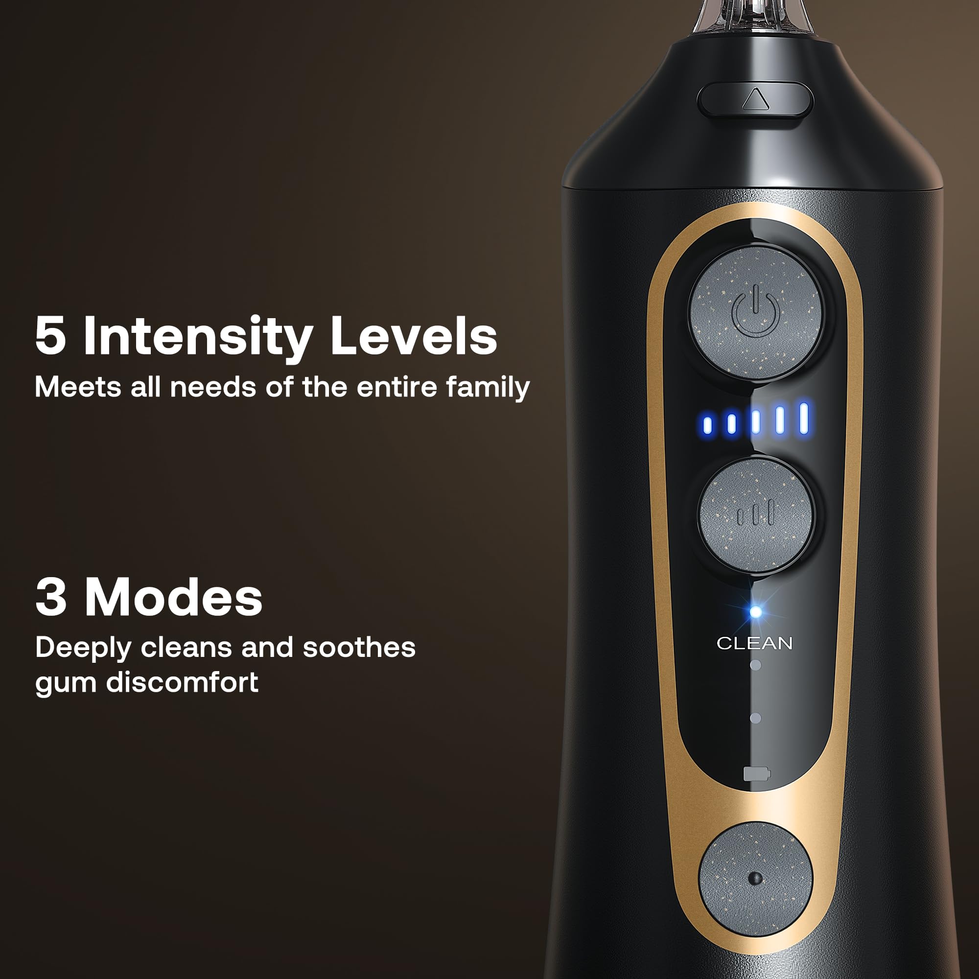 Six replacement tips included with Bitvae C6 cordless flosser