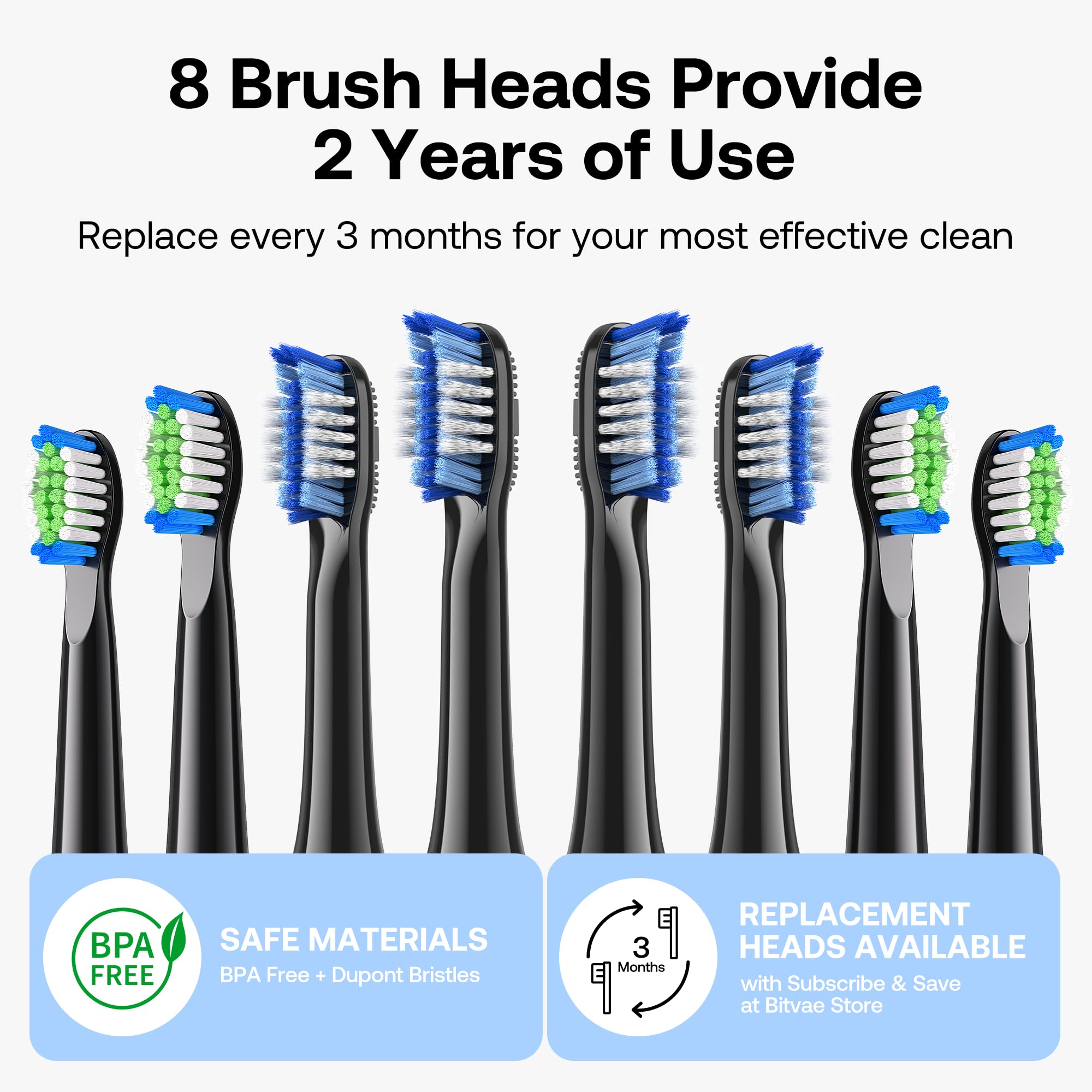 Bitvae D2 toothbrush holder and cover in shadow black