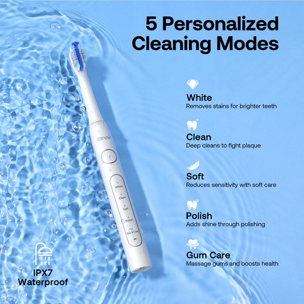 Five brushing modes including White and Gum Care