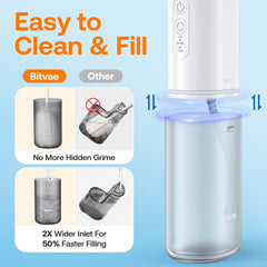 Device offering three cleaning pressures for sensitive teeth
